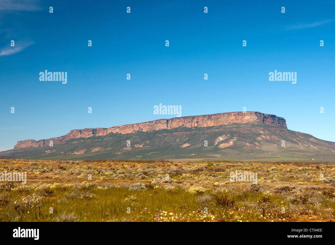 The Gifberg, Poison Mountain, in the vast Nama Karoo near Vanrhynsdorp, Western Cape Province, South Africa Stock Photo