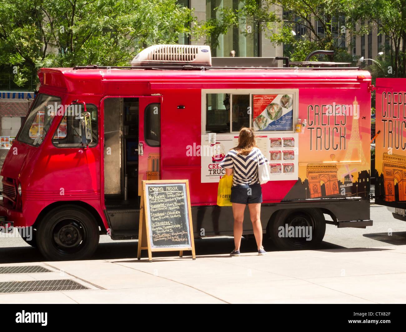 Gourmet Food Truck, NYC Stock Photo Alamy
