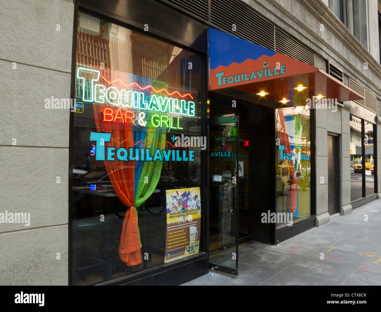 Tequilaville Bar & Grill Mexican Restaurant, Times Square Area, NYC