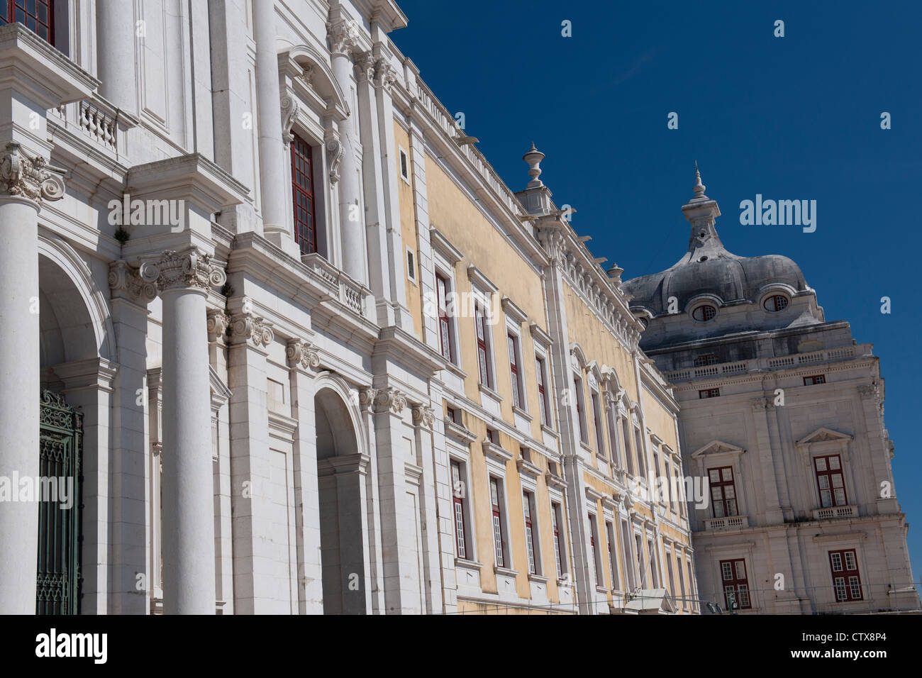 Mafra national Palace and Covent, Mafra, nr Lisbon, Portugal. Stock Photo