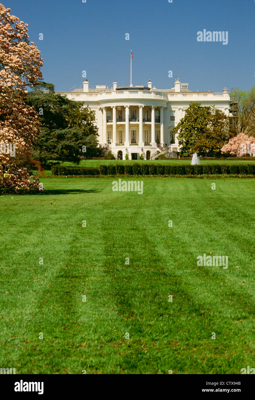 South Portico, The White House, Washington DC Stock Photo Alamy