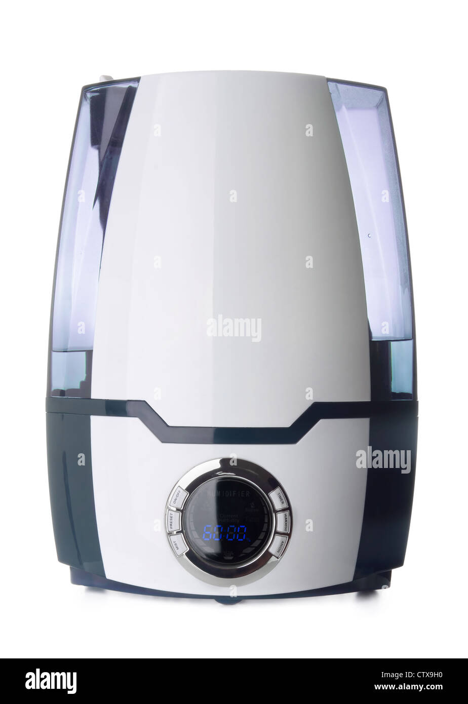 Ultrasonic air humidifier with ionizer isolated on white Stock Photo ...