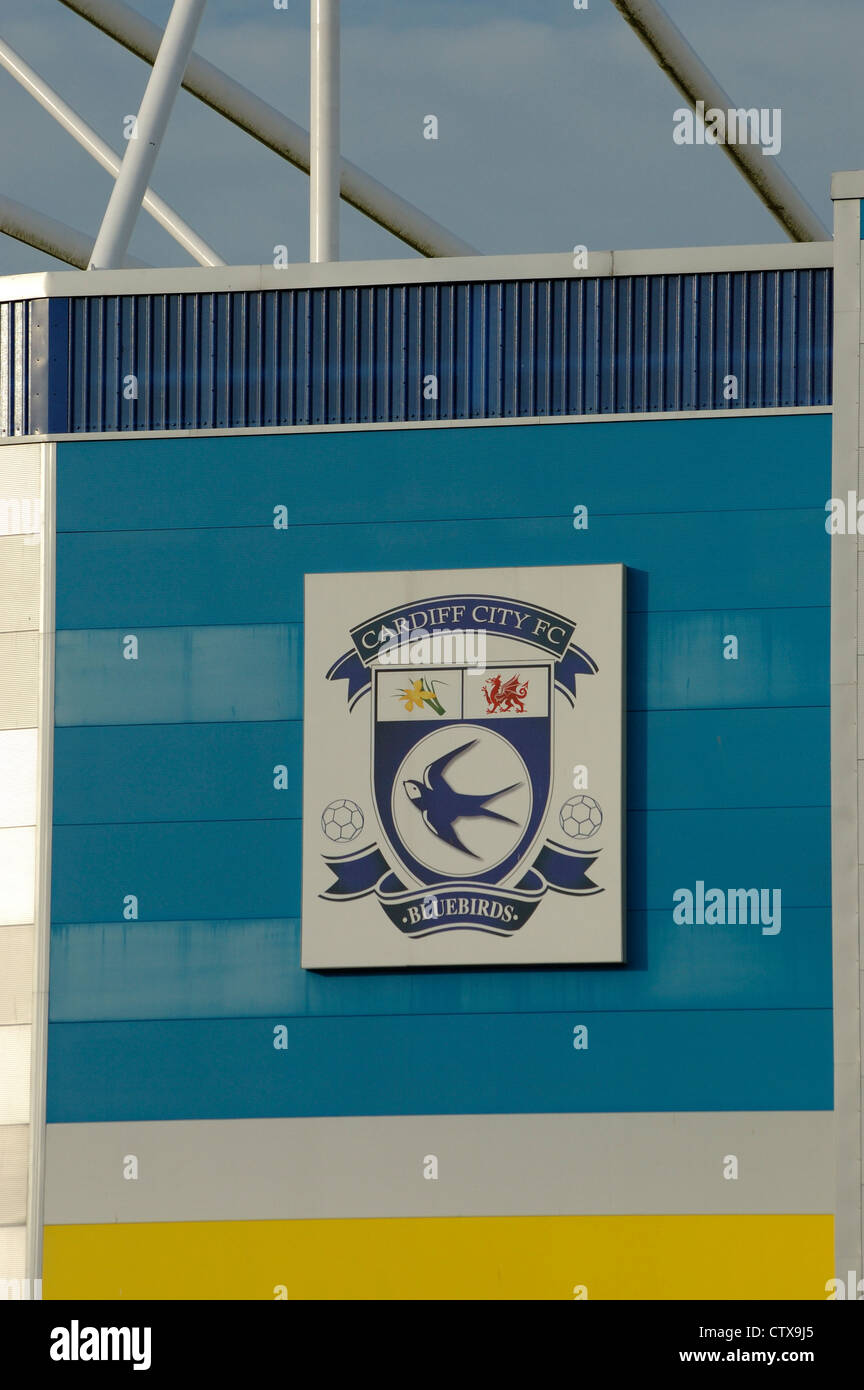 New Badge on the Cardiff City Stadium, 31/07/12 Cardiff Cit…