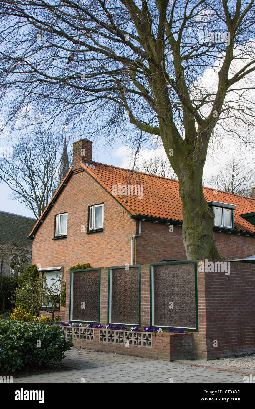 The village of Akersloot in North Holland, The Netherlands. Stock Photo