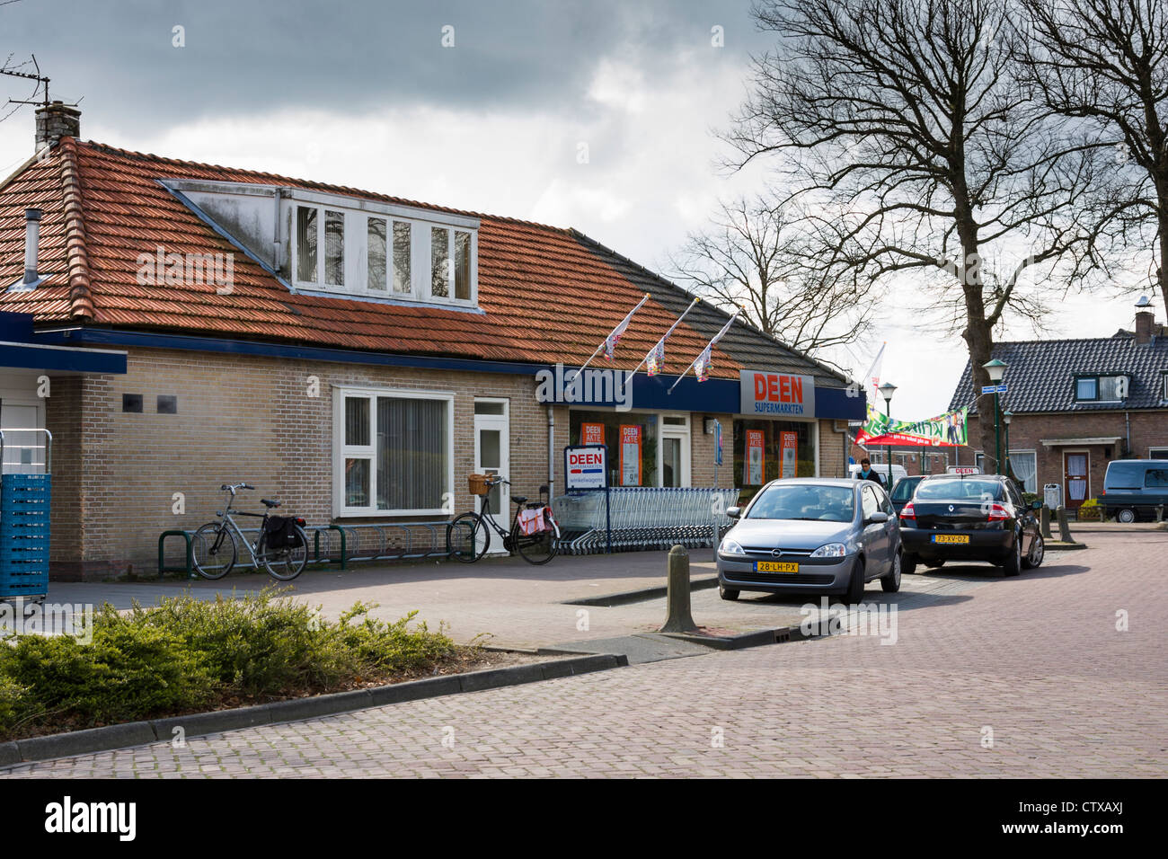 Deen Supermarkt in The village of Akersloot in North Holland, The Netherlands. Stock Photo