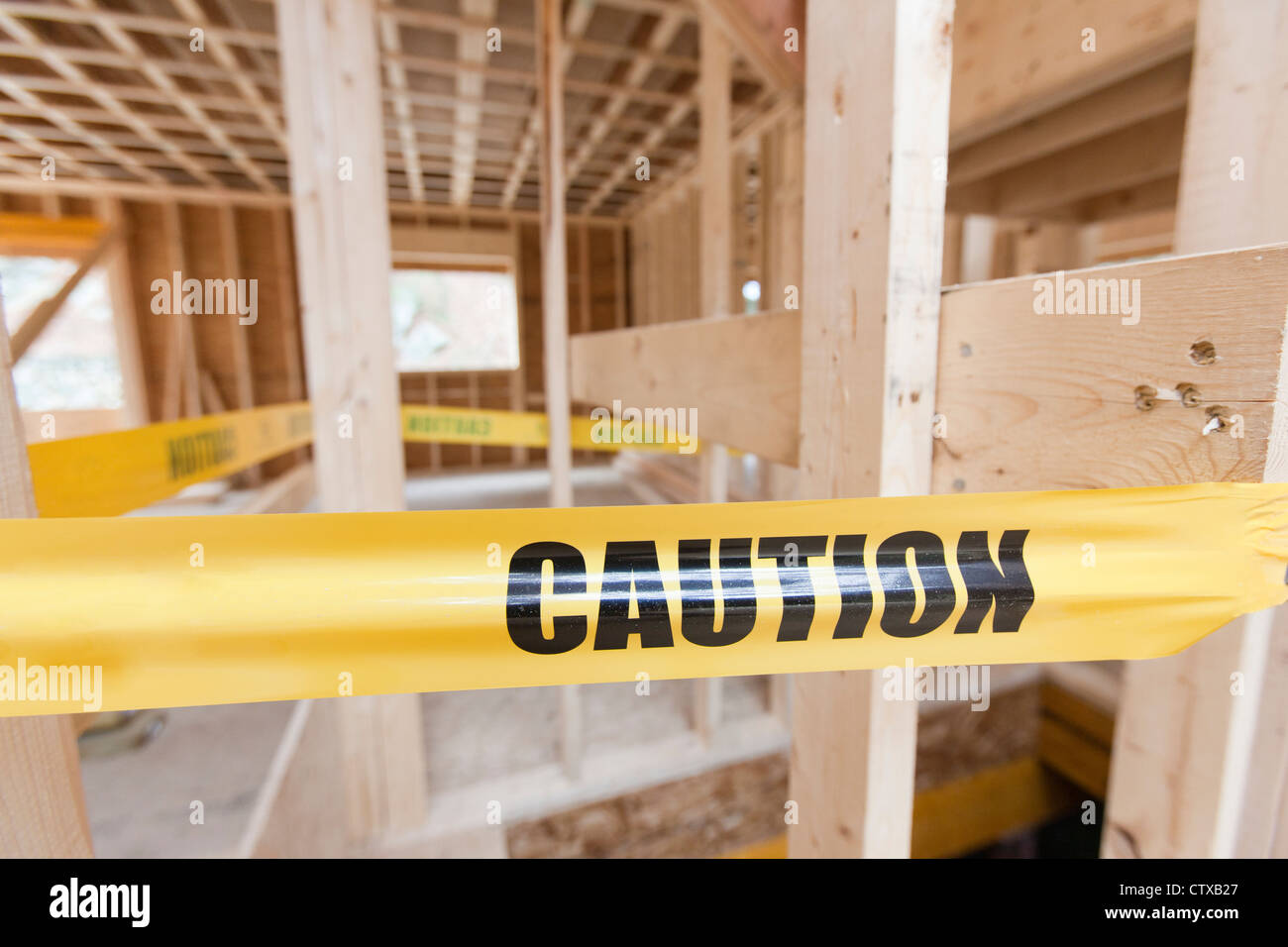 Construction Caution Tape High Resolution Stock Photography and Images