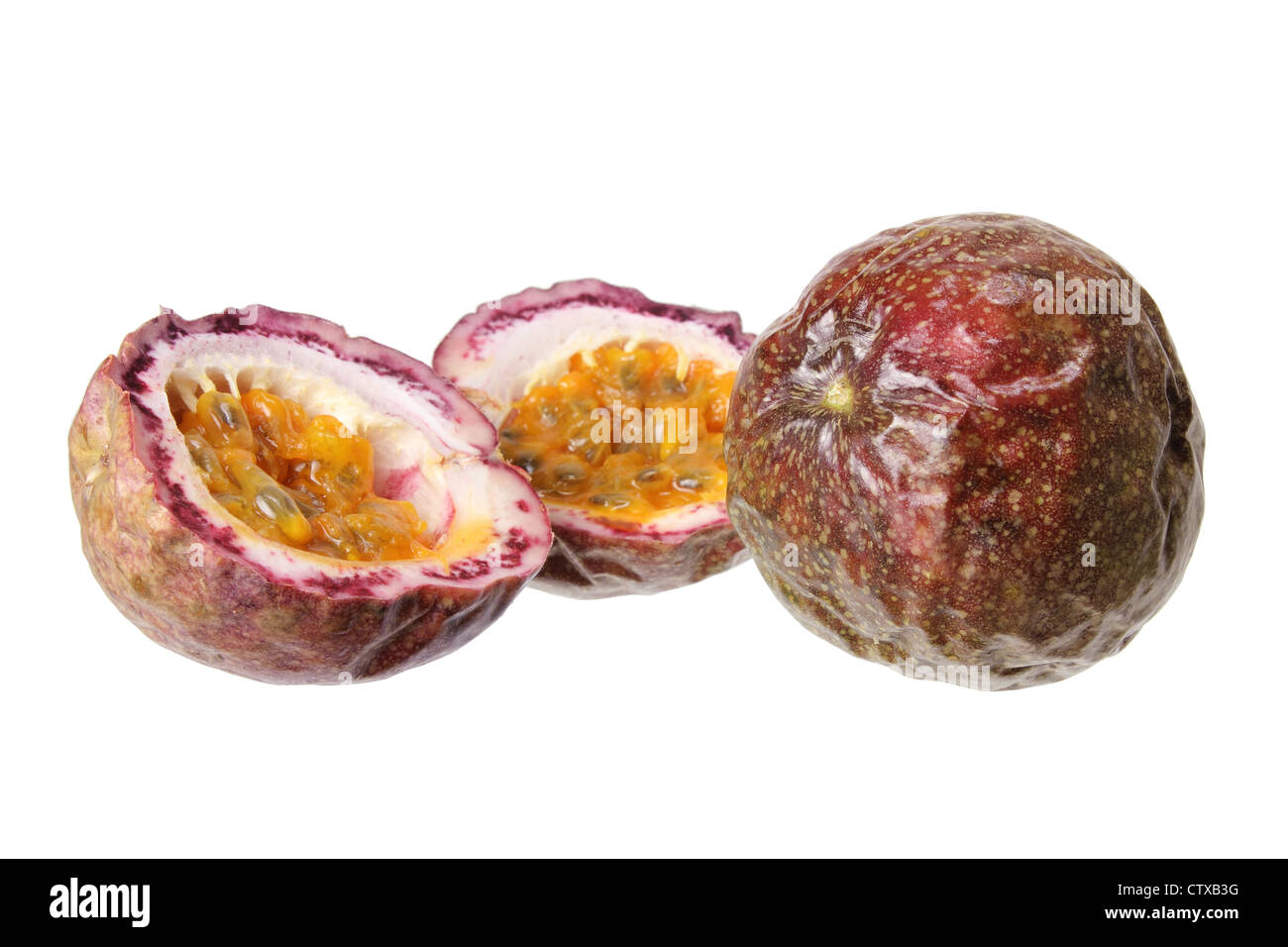 Whole passion fruits hi-res stock photography and images - Alamy