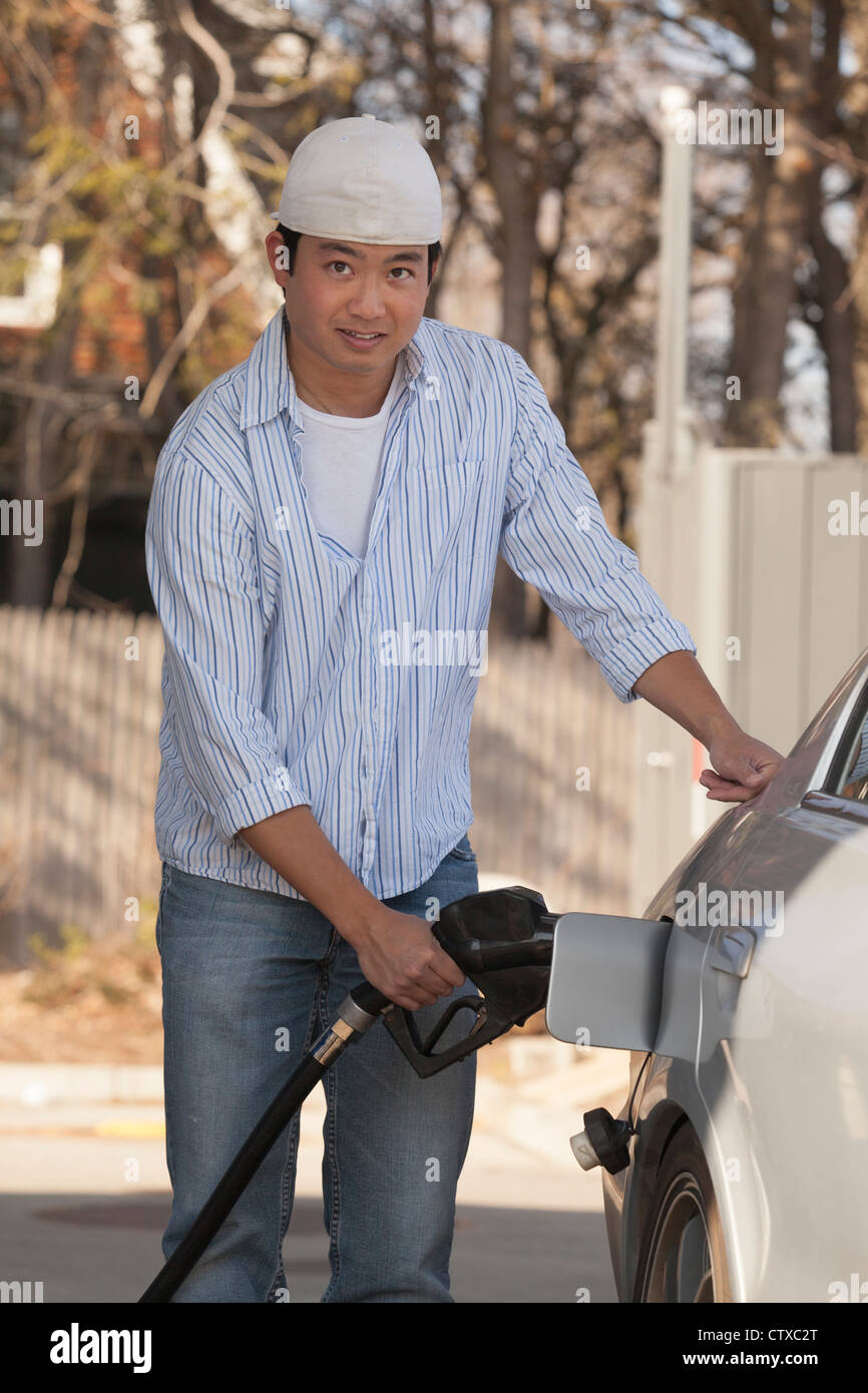 Chinese petrol station hires stock photography and images Alamy