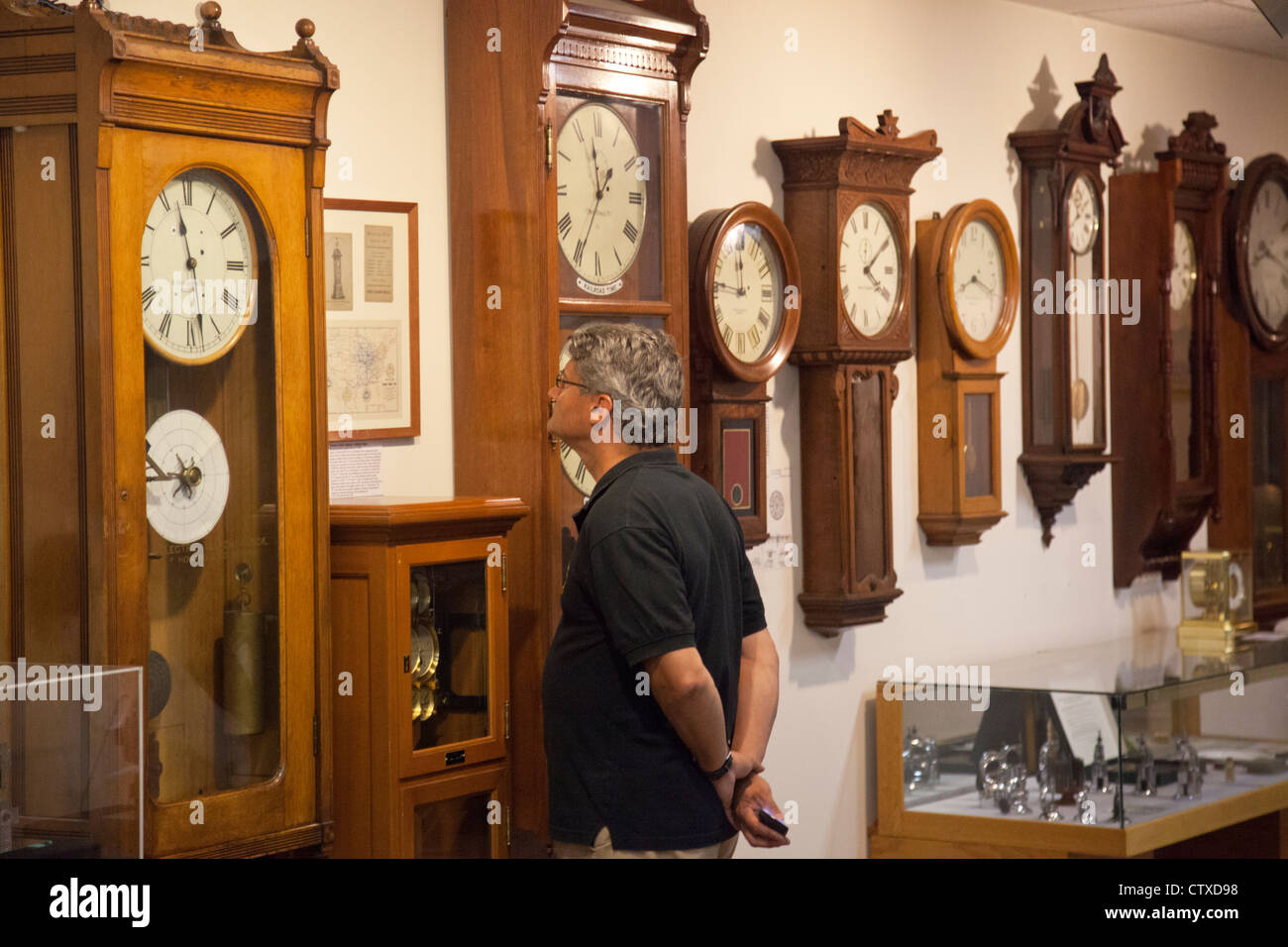 Inside Grandfather Clock High Resolution Stock Photography and Images