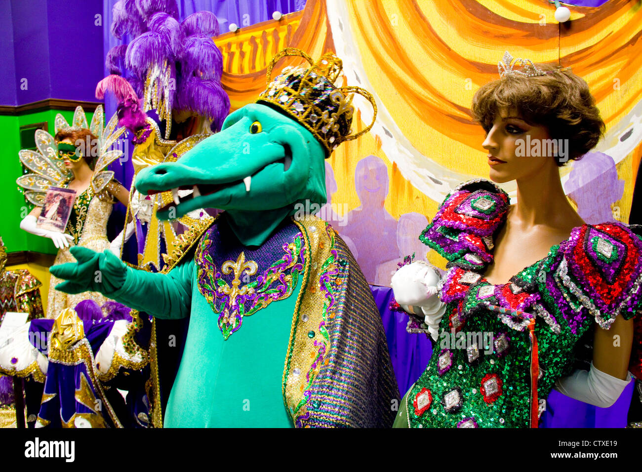 Mardi Gras costumes, Mardi Gras Museum, housed at the Central School