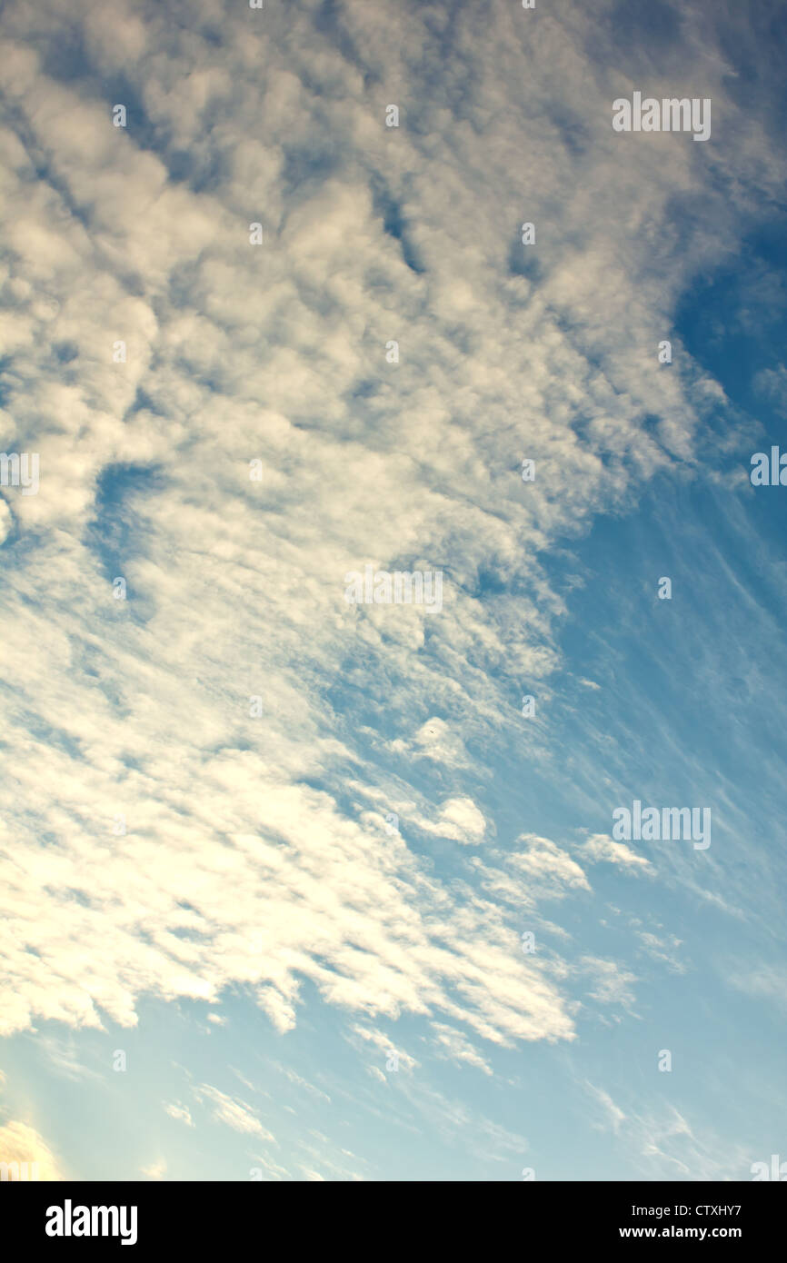 Stock Photo - Cloud on the blue sky texture background Stock Photo - Alamy