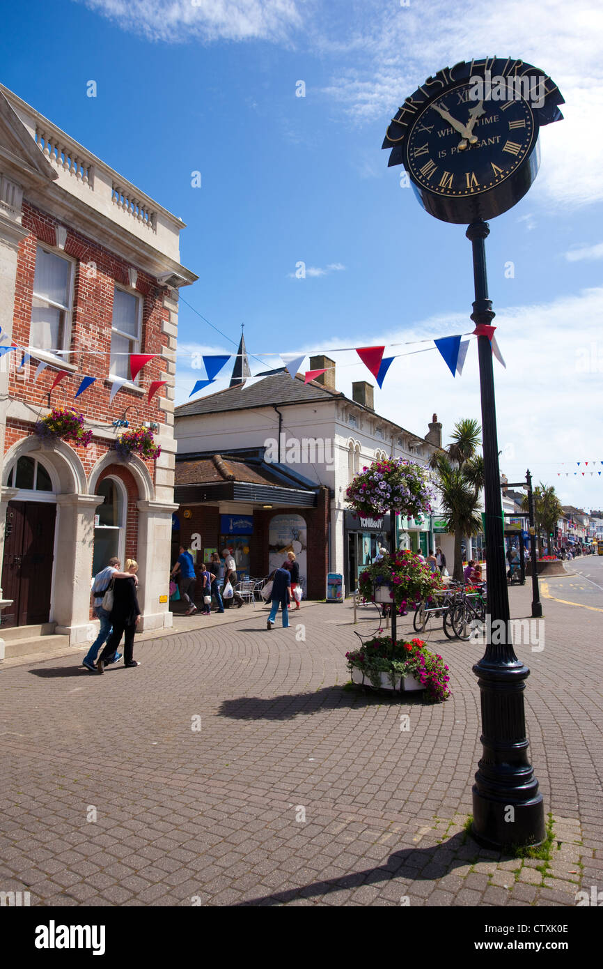 Christchurch Town Hall on the high street, Christchurch, Dorset popular