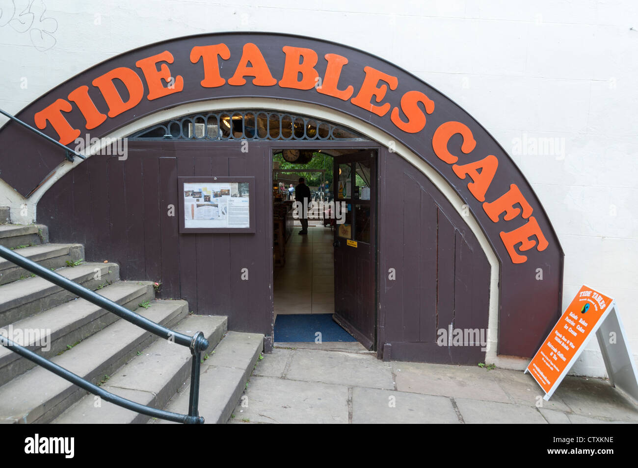 Tide Table Cafe Richmond upon Thames London UK Stock Photo