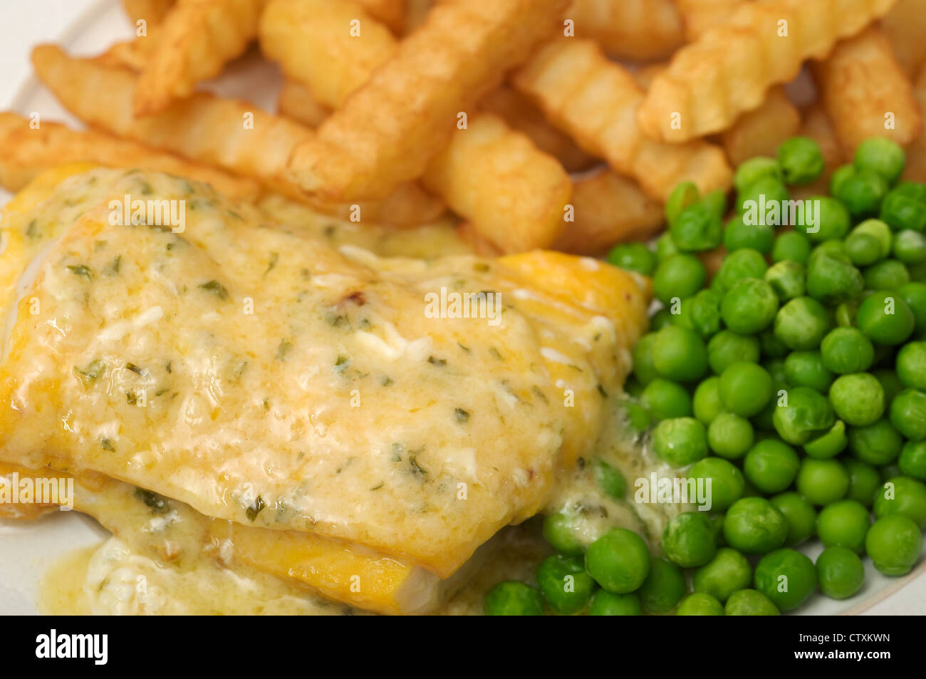 The Saucy Fish Co. Davidstow cheddar and chive sauce on smoked Haddock