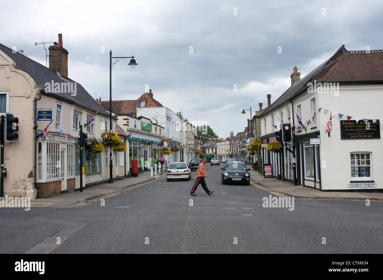 High street saxmundham suffolk uk hires stock photography and images