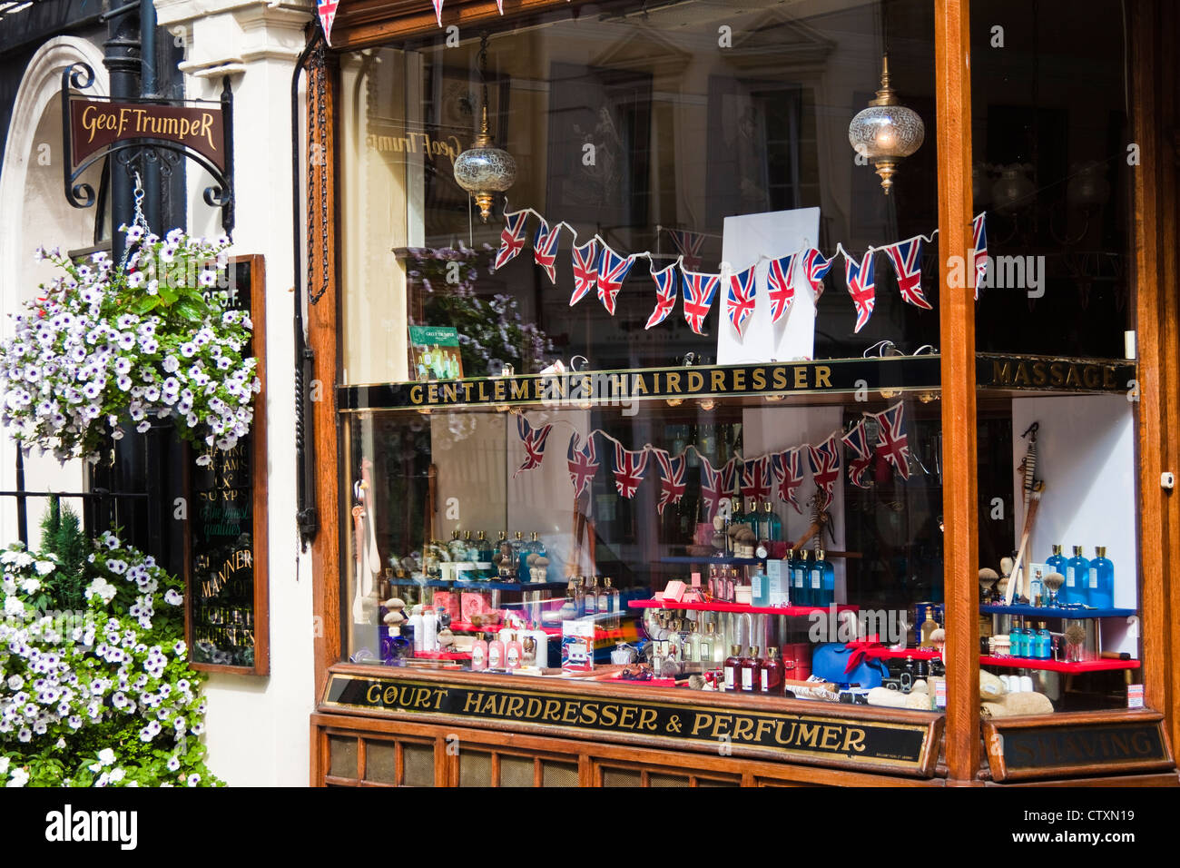 G.F.Trumper gentlemen's hairdresser Stock Photo - Alamy