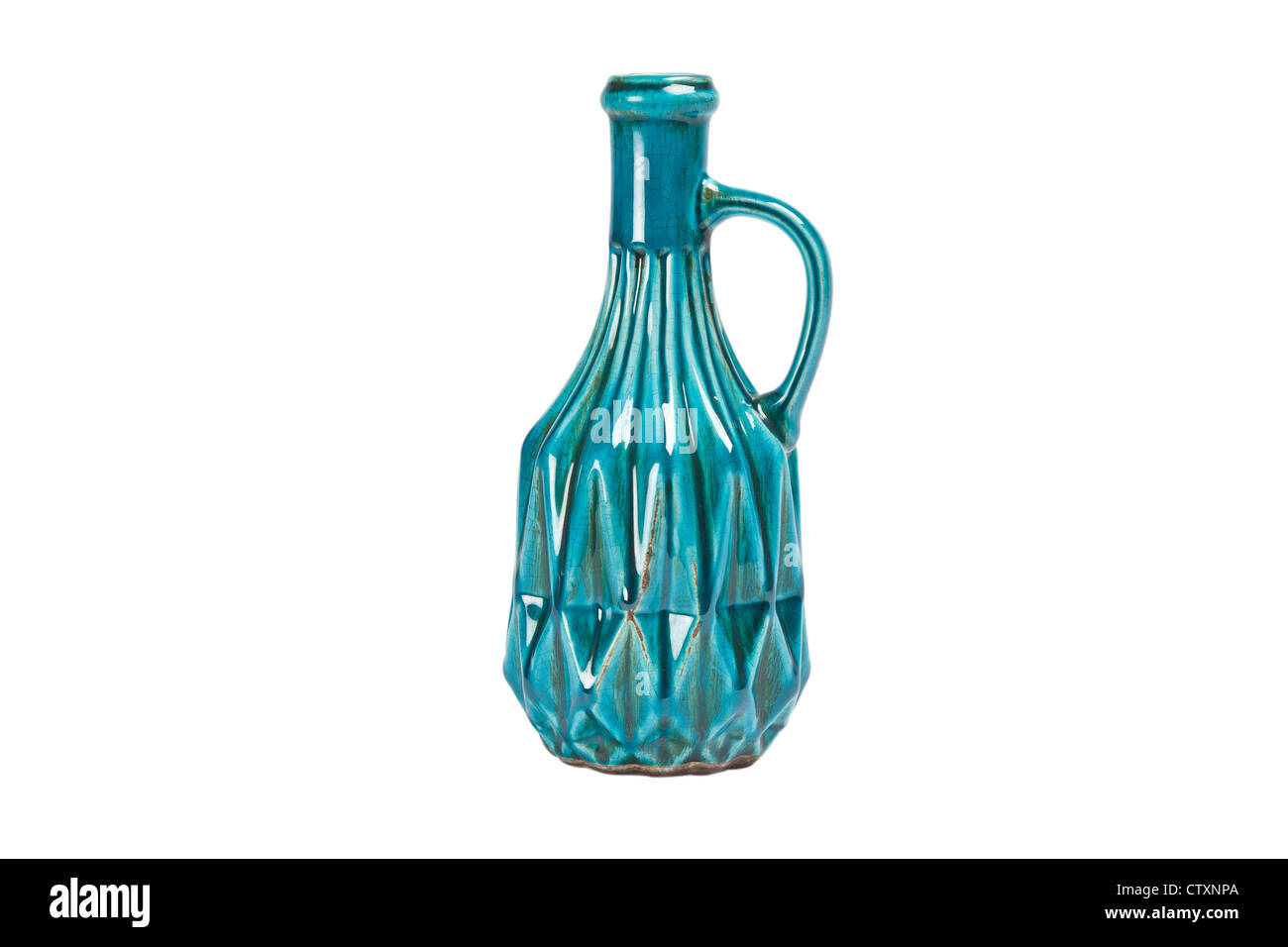 blue vase, bottle isolated on white background Stock Photo - Alamy