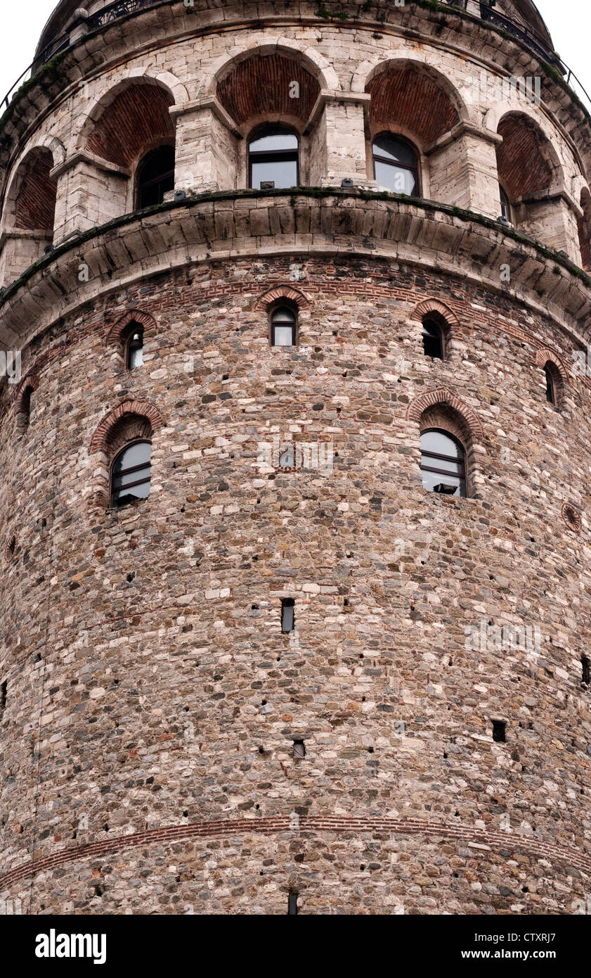 Galata Tower, Beyoglu, Istanbul, Turkey Stock Photo