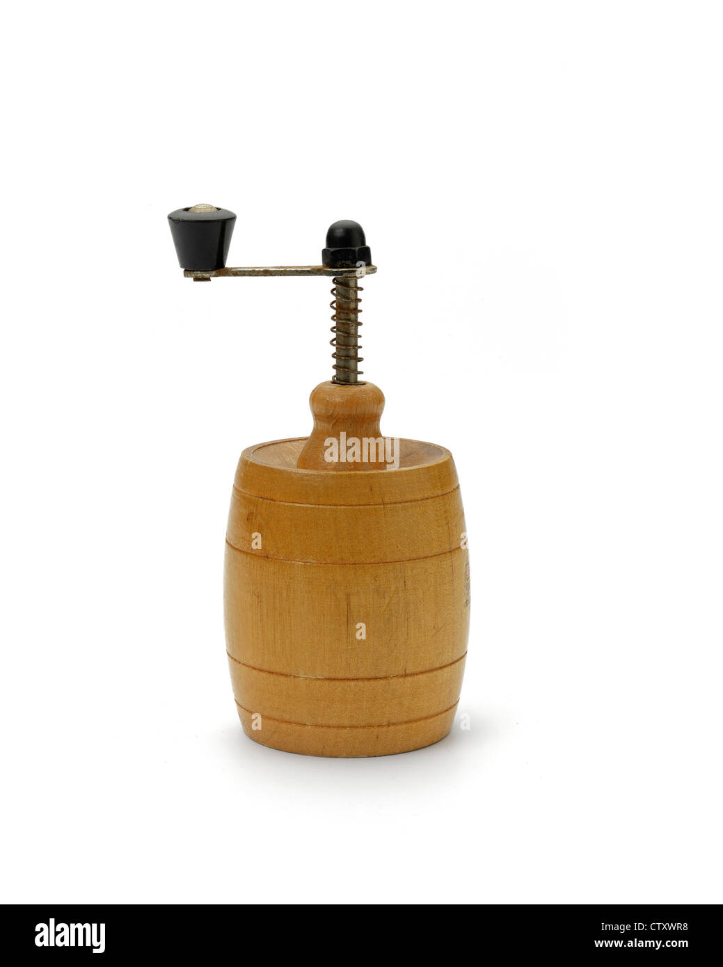 pepper mills on white background Stock Photo Alamy