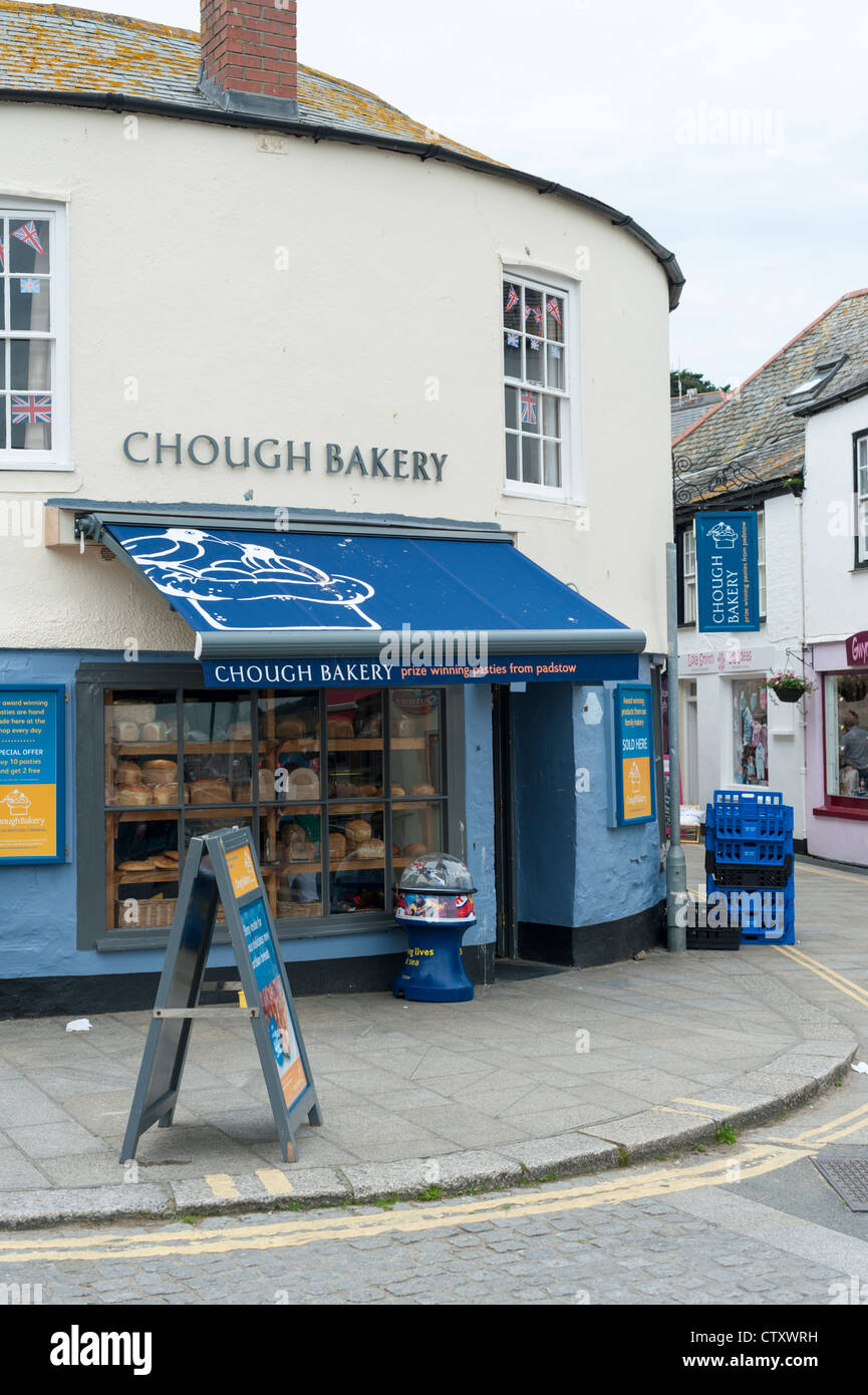 The Chough Cornish Pasty and Bakers shop Padstow North Cornwall UK Stock Photo Alamy