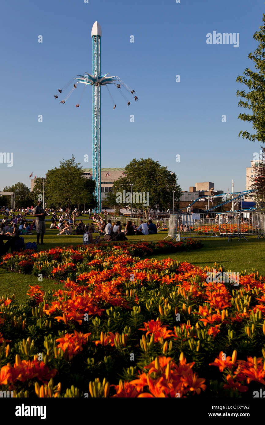 The Starflyer chair ride part of the Priceless London Wonderground at ...