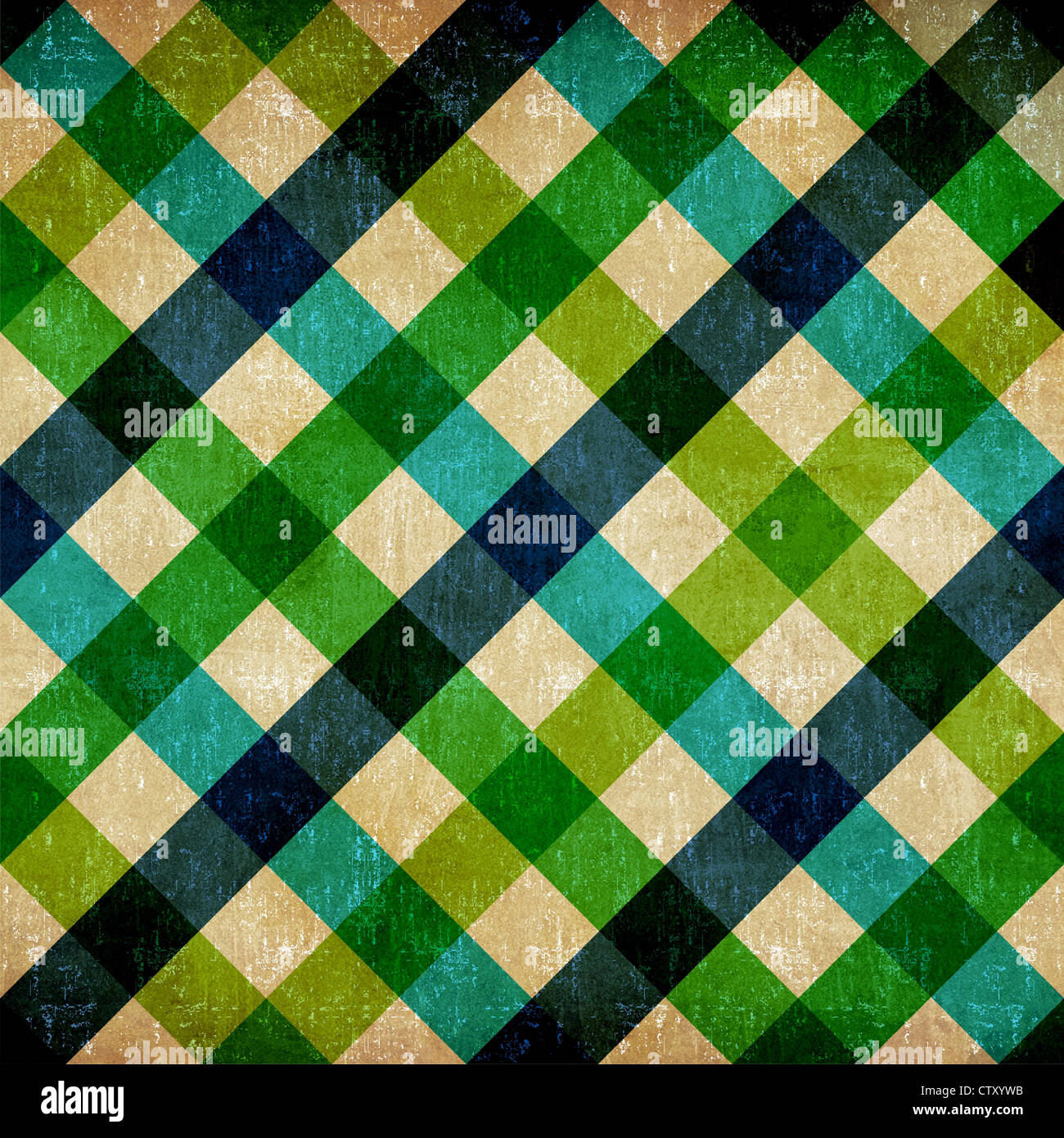 Vintage restaurant tablecloth seamless pattern background. Stock Photo