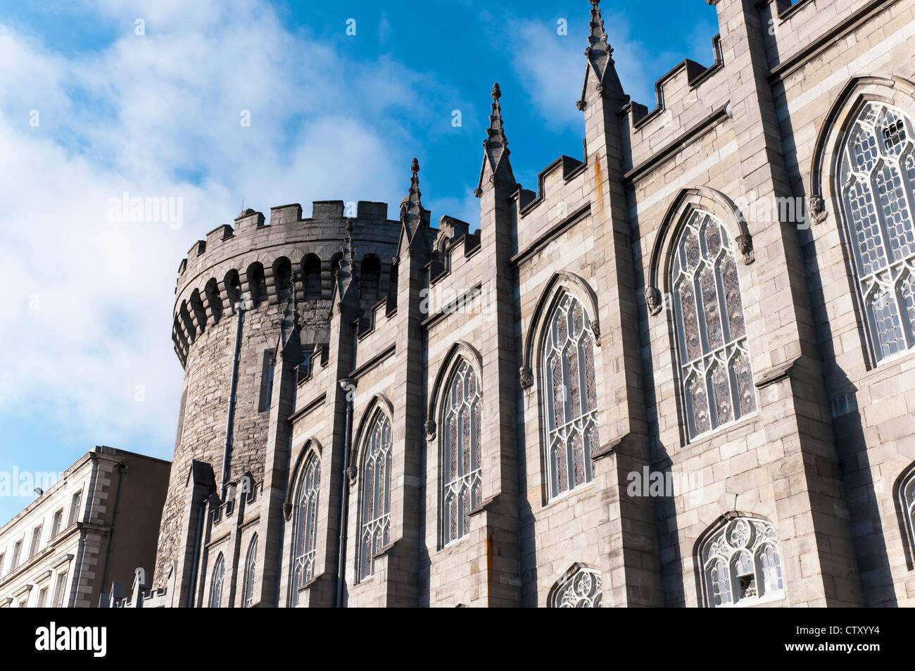 The Garrison Church of Dublin Castle in the Centre of the City of Dublin in Ireland Stock Photo