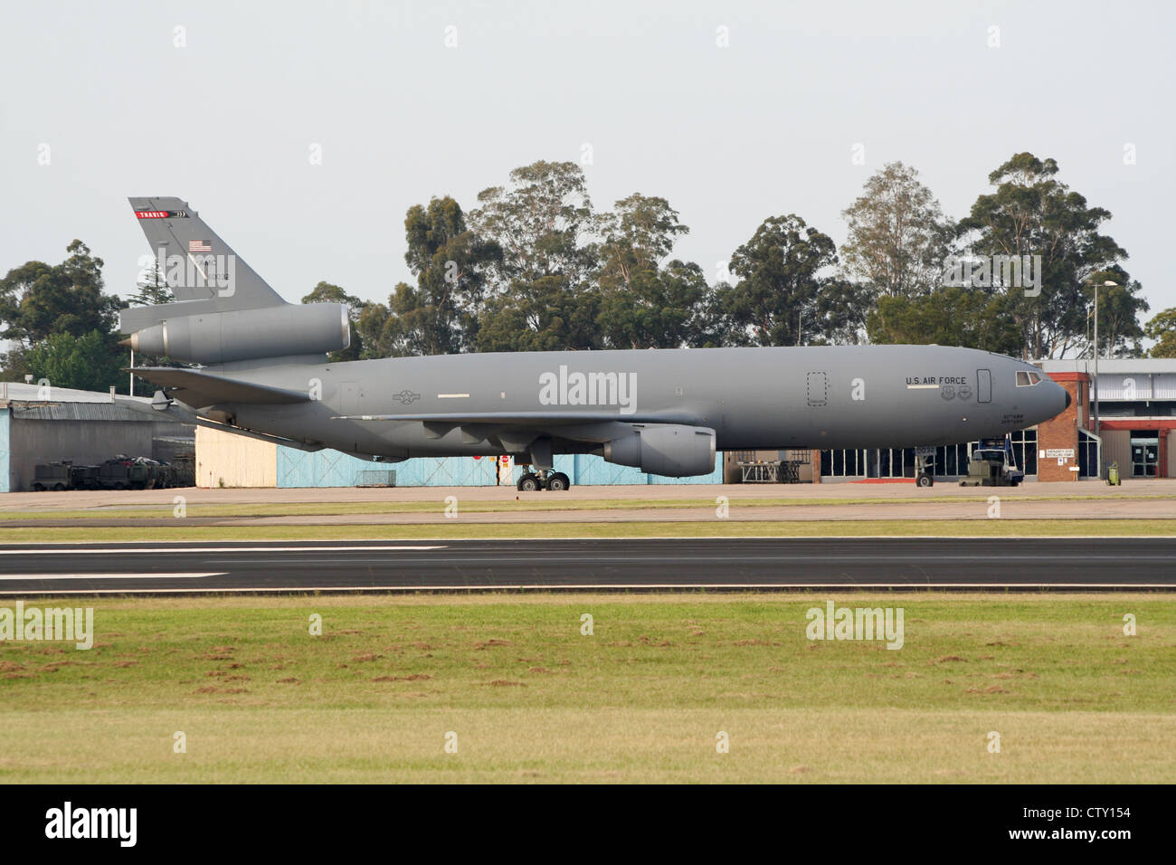 US Air Force KC-10A Extender at RAAF Richmond. Sydney, Australia. Stock Photo