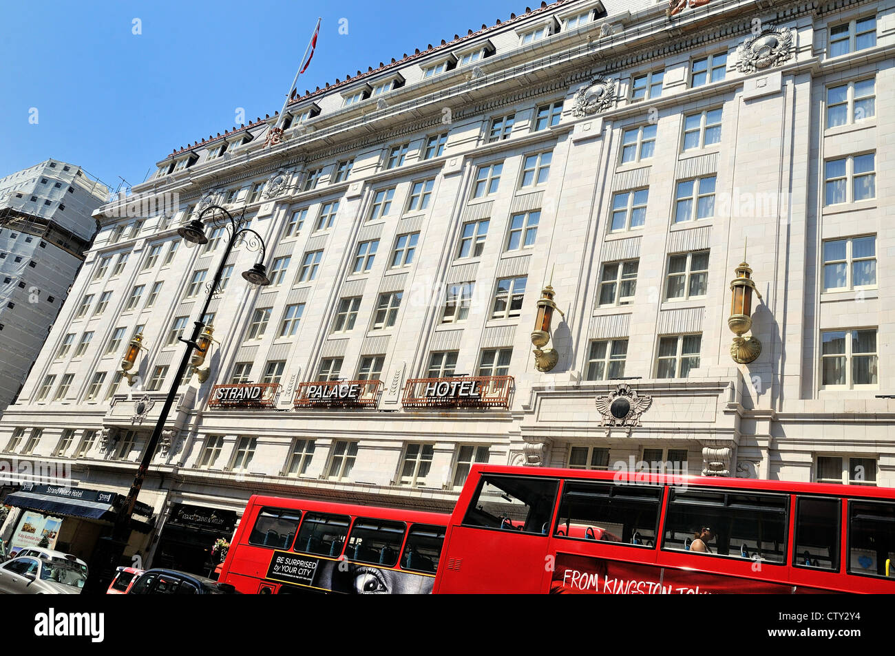 Exterior of The Strand Palace Hotel London Stock Photo - Alamy