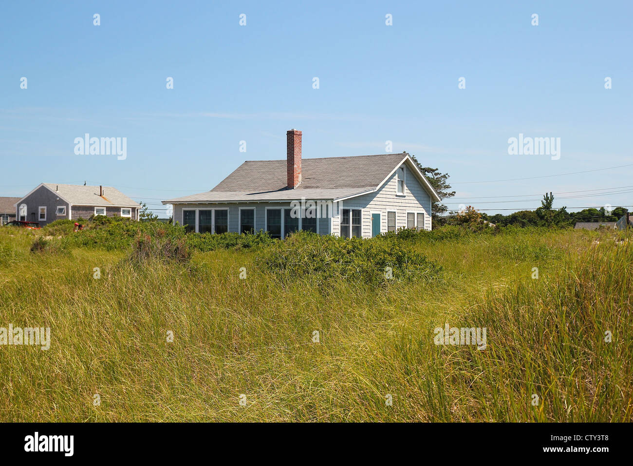 Cottages near the beach, East Sandwich, Cape Cod Stock Photo Alamy