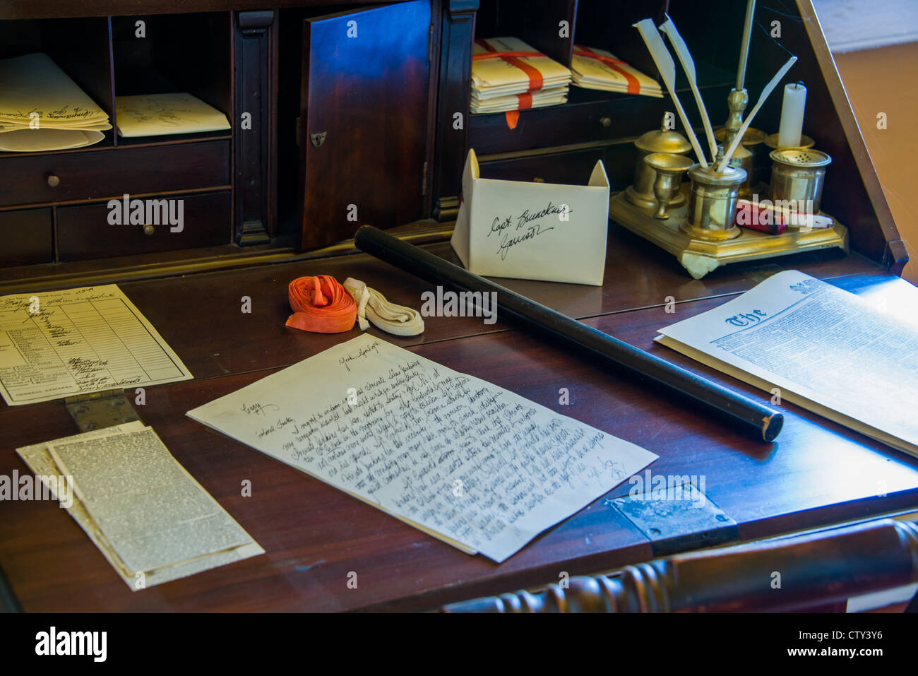 Officers Writing Desk At The National Historical Site Of Fort York