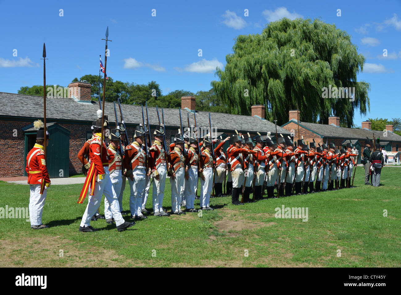 The Fort York Guard at Fort York, Toronto, Canada Stock Photo