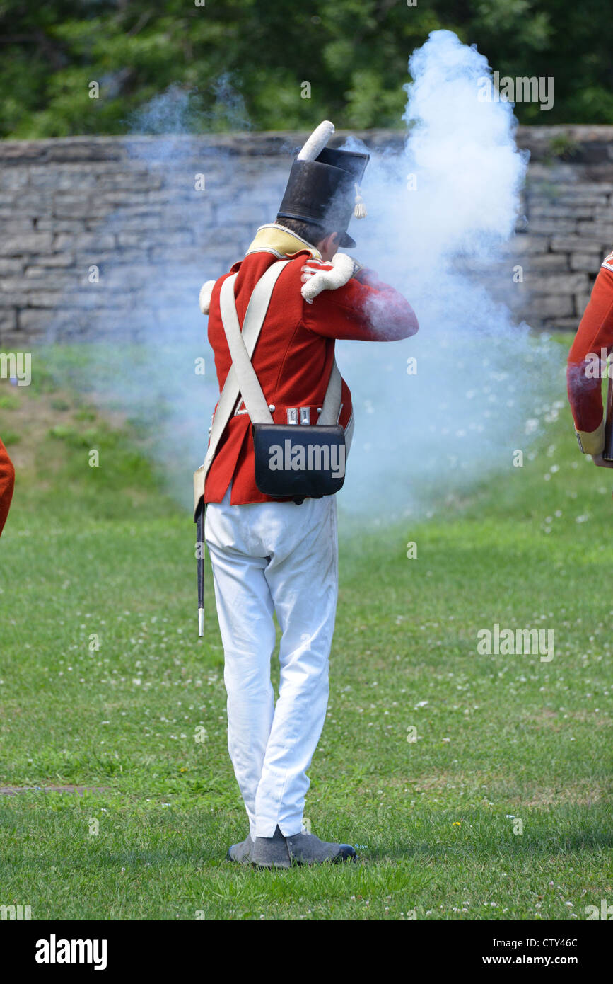 The Fort York Guard at Fort York, Toronto, Canada Stock Photo