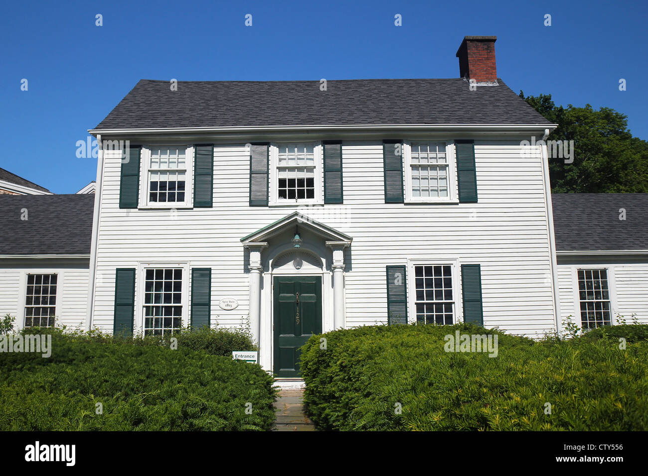 Sandwich Glass Museum, Sandwich, Cape Cod, Massachusetts Stock Photo