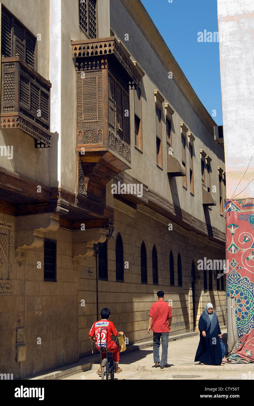 Bayt Al-Suhaymi, El Moeiz or el moez, Khan El Khalili, Cairo, Egypt, North Africa, Africa Stock Photo