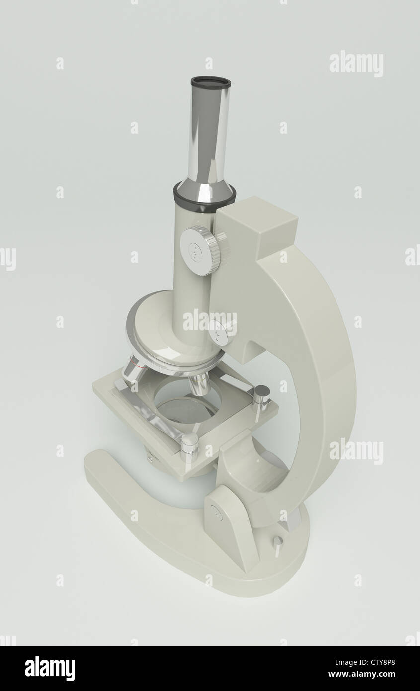 Single Microscope View Microscope view hi-res stock photography and images - Alamy