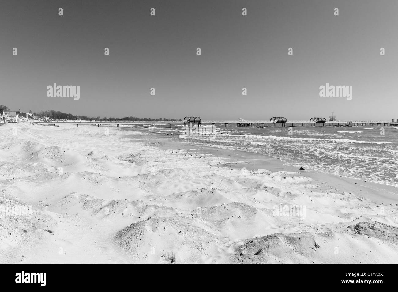 Baltic seaside Black and White Stock Photos & Images - Alamy