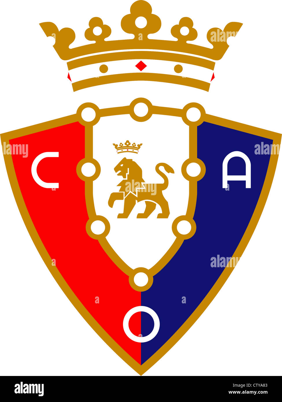 Logo of Spanish football team Club Atletico Osasuna CAO from Pamplona Stock  Photo - Alamy
