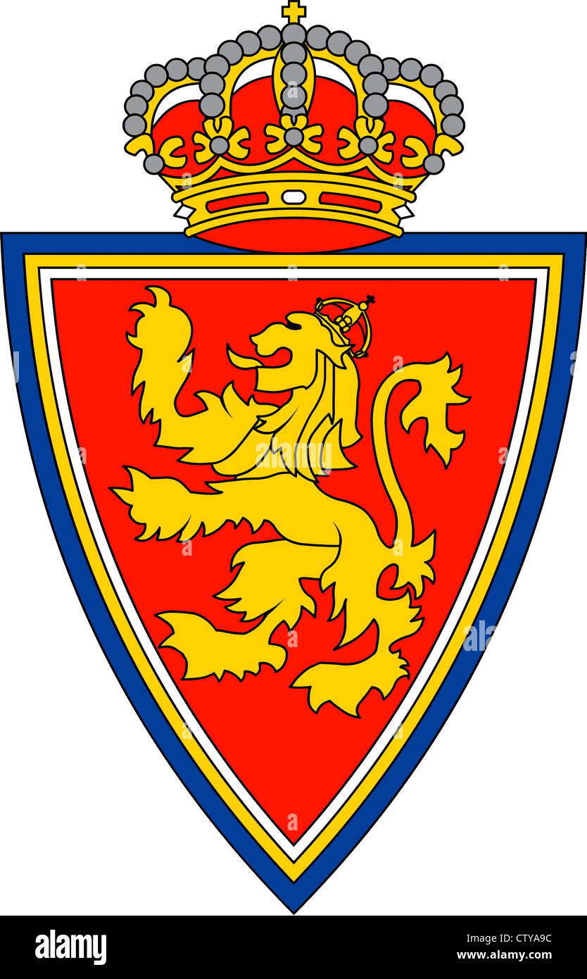 Logo of Spanish football team Real Zaragoza Stock Photo - Alamy
