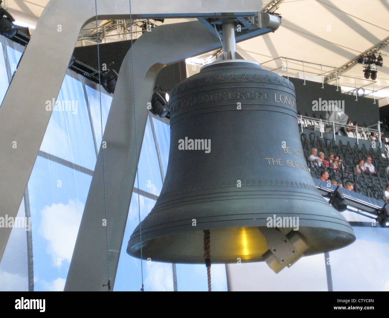 Liberty Bell at Opening Ceremony of London Olympics Stock Photo Alamy