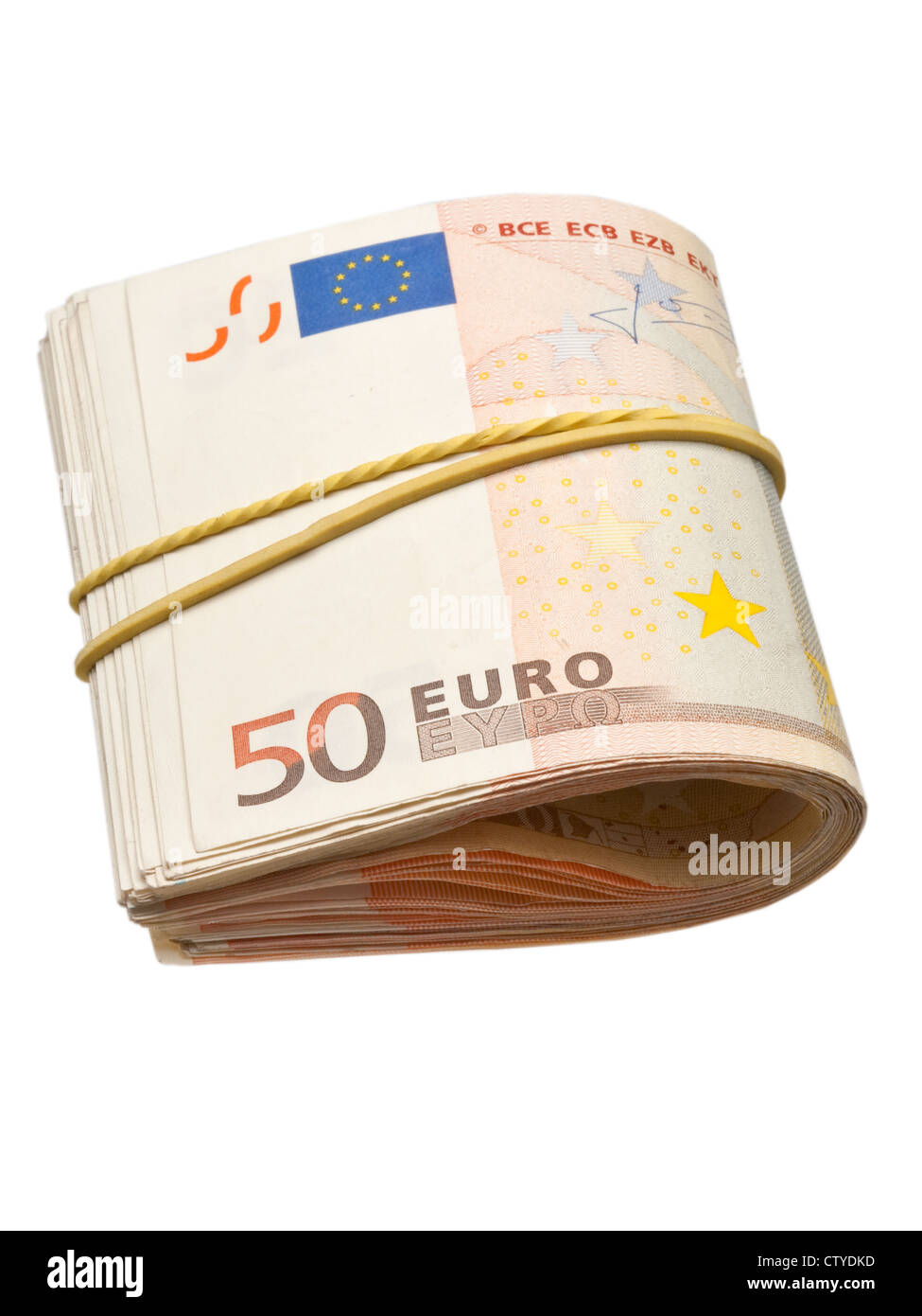 50 euro banknotes isolated Cut Out Stock Images Pictures Alamy