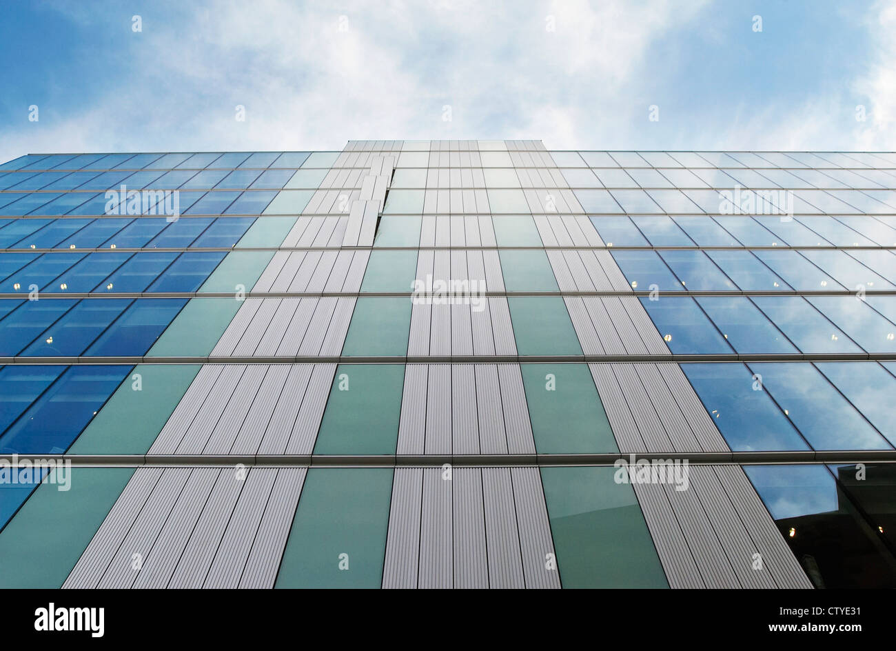 Architectural detail of a building's facade. Stock Photo