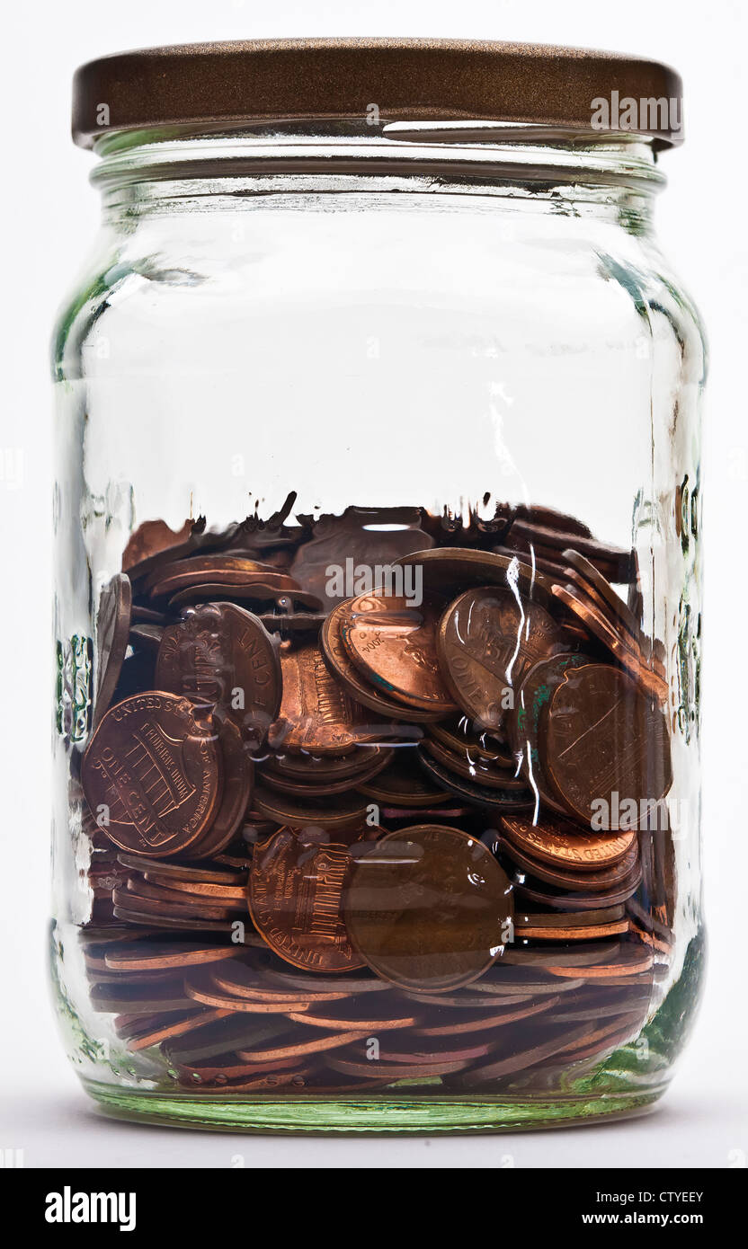 Half full jar hires stock photography and images Alamy