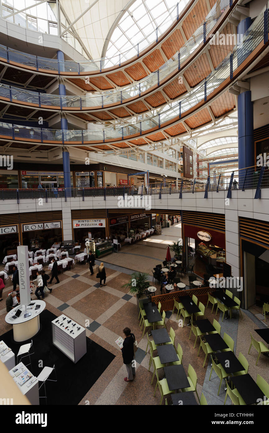 Shopping-Center Auchan - in the bank quarter, City of Luxembourg Stock  Photo - Alamy