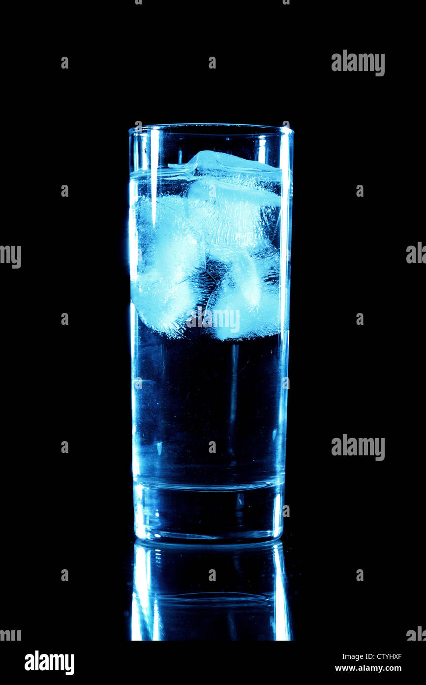 glass with cold water Stock Photo Alamy