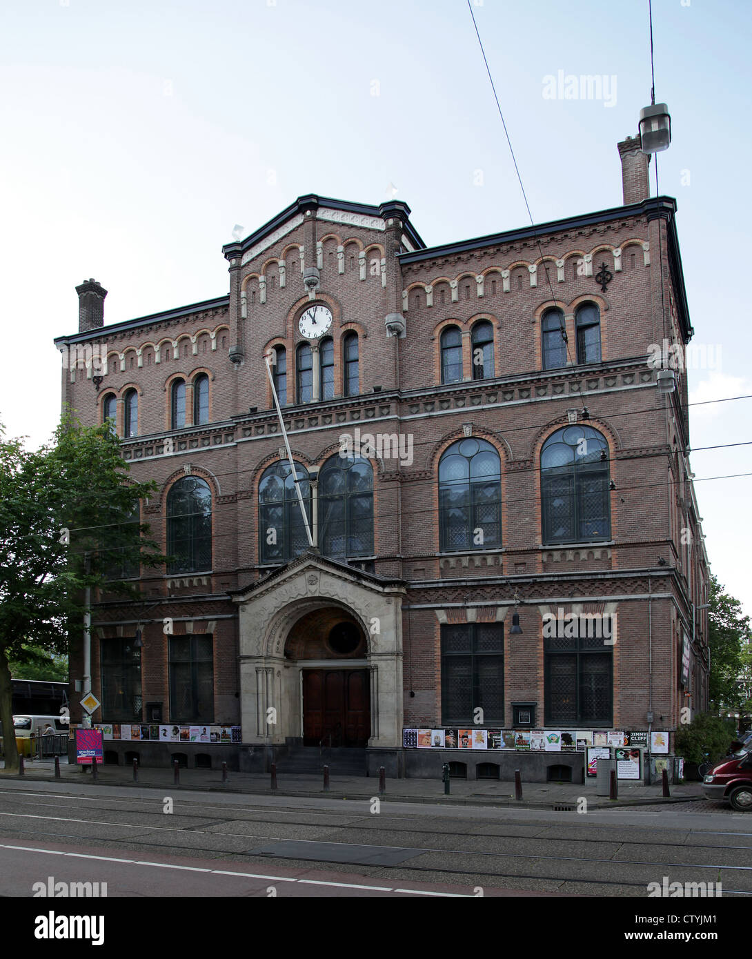 Amsterdam.Paradiso.concert hall.club and cultural center. Stock Photo