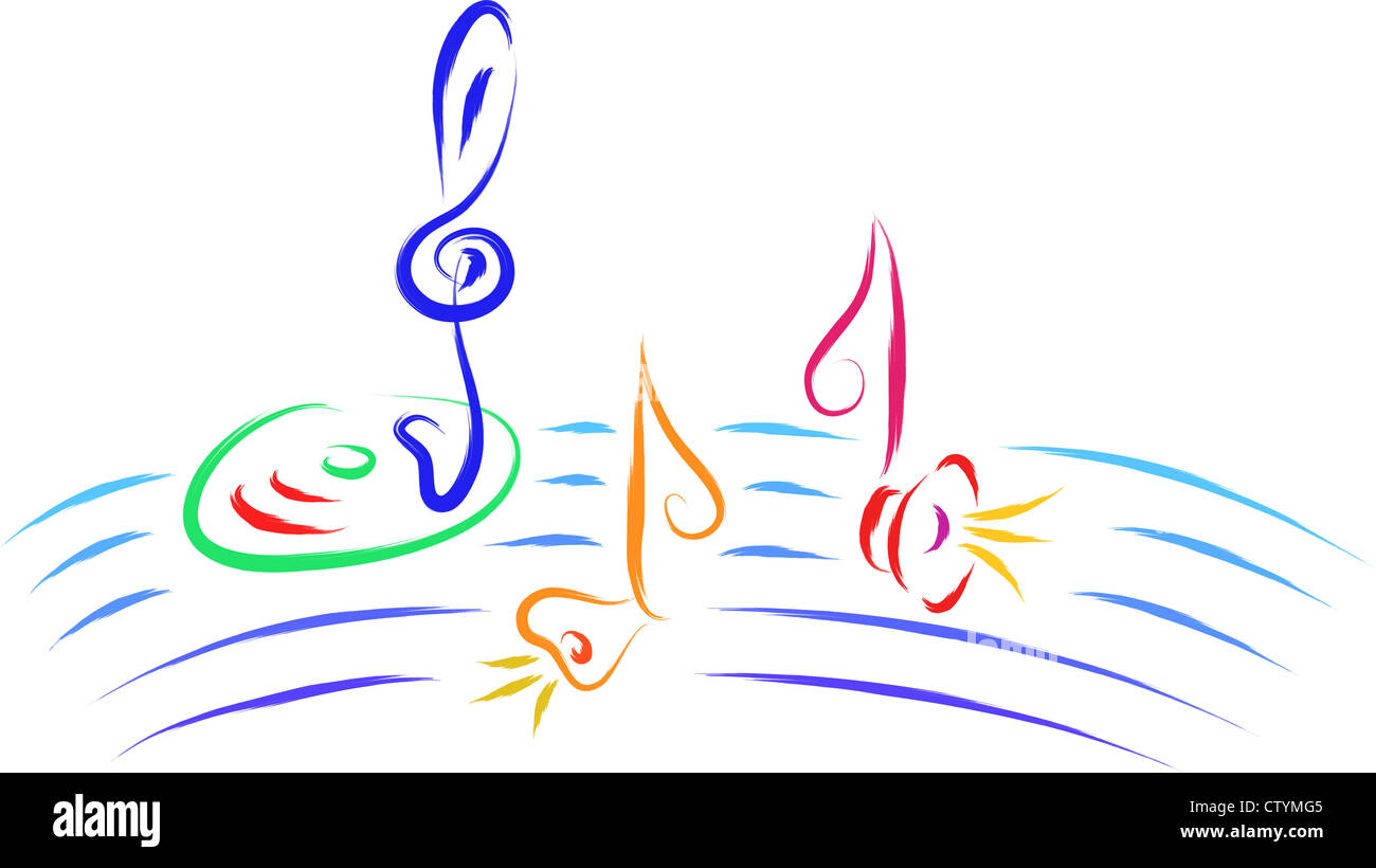 funny illustration of music notes Stock Photo - Alamy funny illustration of music notes Stock Photo - Alamy