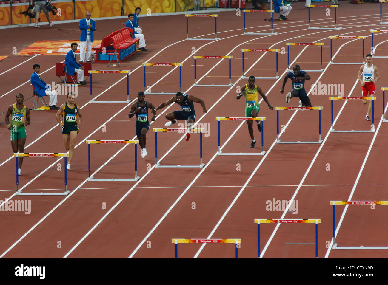 Track Race Hurdles Hi res Stock Photography And Images Alamy