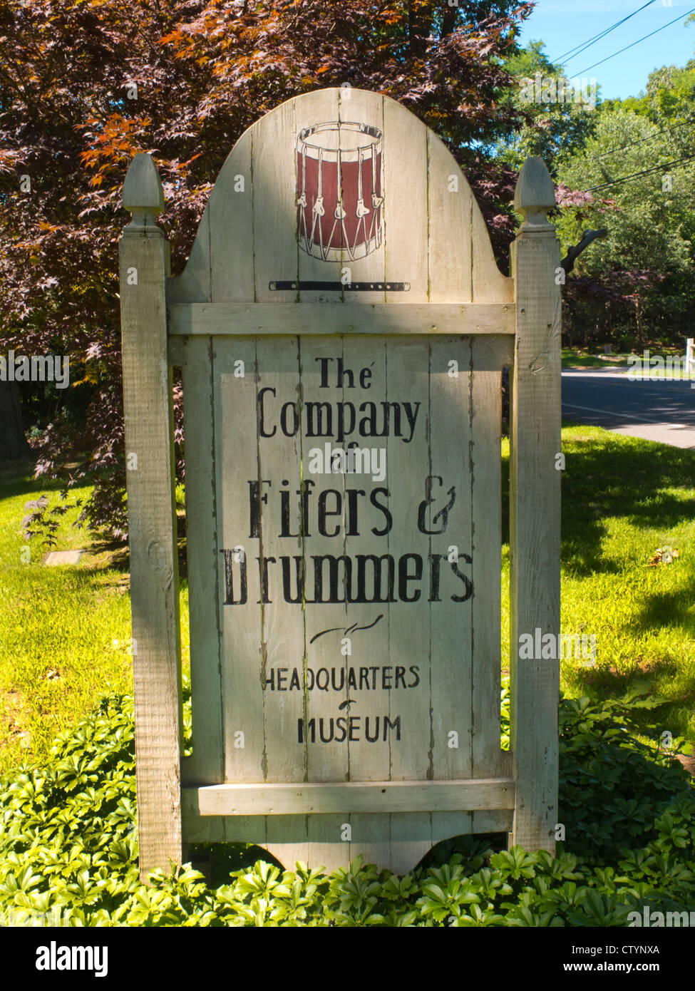 the Company of Fifers and Drummers museum Stock Photo