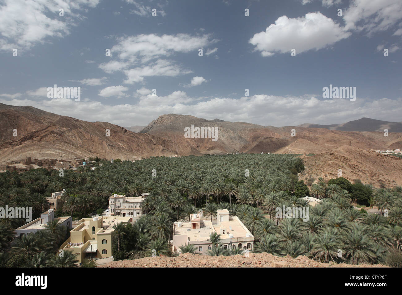 Landscape in Oman, Middle East Stock Photo